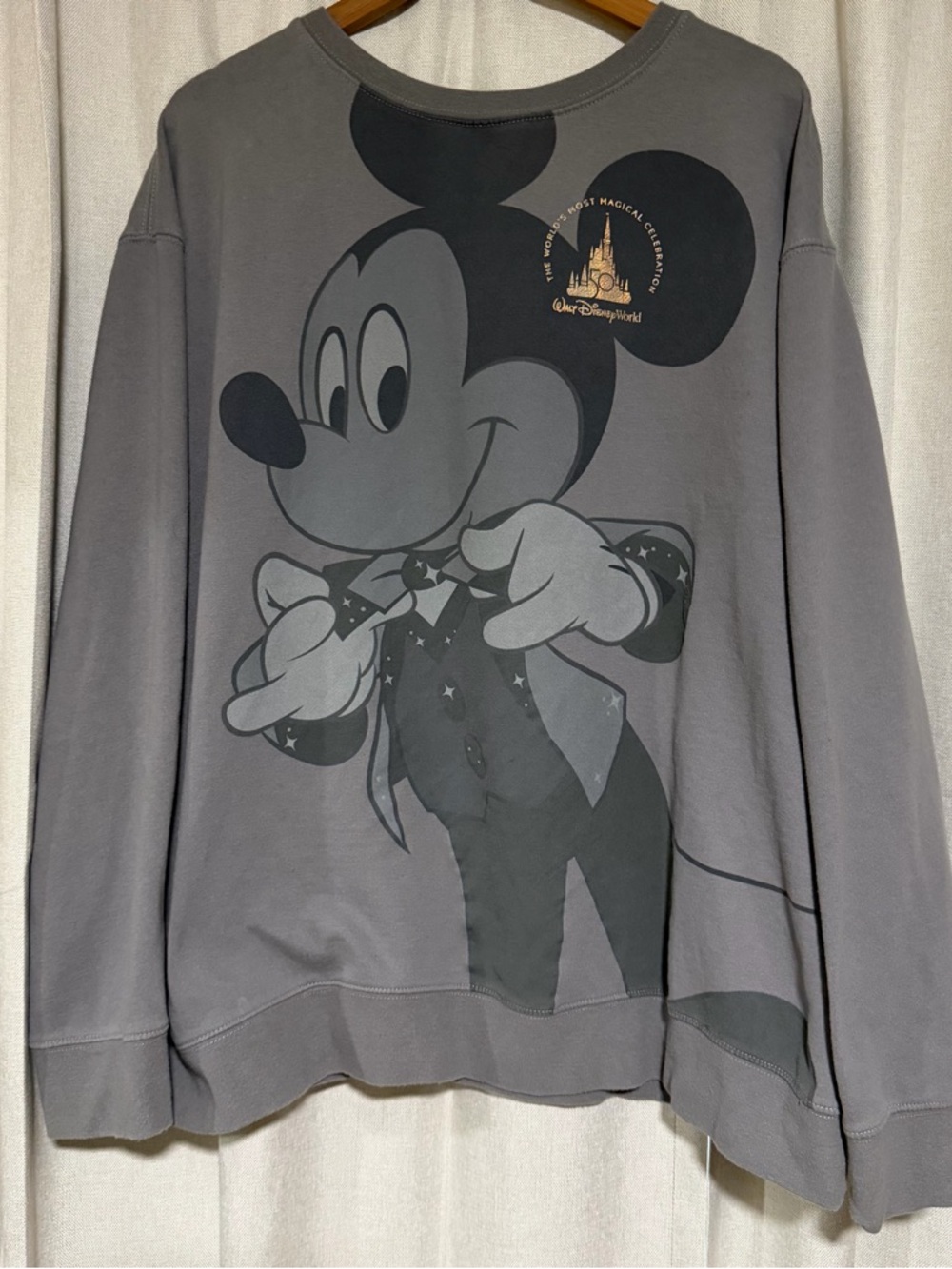 Disney World Anniversary Mickey Mouse Sweatshirt 3XL
